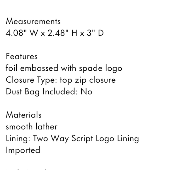 Kate Spade Watermelon Key Chain Coin Purse NWT - Picture 4 of 4